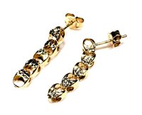 Ohrringe Dame Solo oro in Gelbgold DIAMANTATI P US/Z 1.70 G